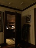 Open Door to a Cozy Living Room