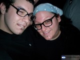 Two Glasses-Wearing Friends