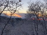 Snowy Sunset in San Bernardino National Forest