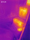 Thermal Imaging of Person Using Machinery