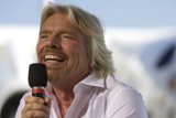 Richard Branson Addresses the Crowd