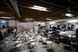 Barcamp 6: A bustling cafeteria