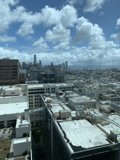 Skyscrapers and Cumulus Clouds in the Metropolis