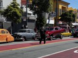 The Man in the Middle of the San Francisco Street