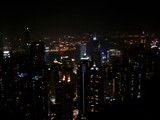 A Nighttime View of Hong Kong's Urban Landscape