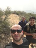 Three Adventurers Captured a Perfect Selfie on a Trail