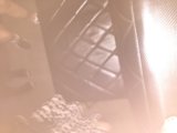 Kim Kardashian's Car Seat in Smoggy Los Angeles