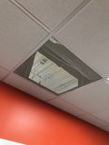Damaged Ceiling with Light Fixture