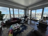 City Views from a Penthouse Living Room
