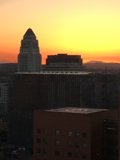 Sunset over the City of Angels