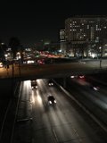 Nighttime Traffic on the Los Angeles Freeway