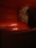 Blurry day on the Red Couch