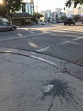 Parked Car on a Busy Los Angeles Street