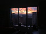 Sunset Silhouette from Bedroom Window