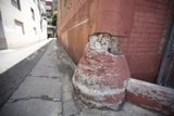Leaning Fire Hydrant in the City