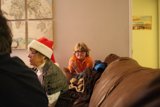 Santa Hat on the Couch