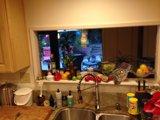 Dual Sinks in a Chic California Kitchen