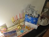 Hanukkah Table Setting