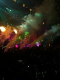 Smoke and Lights at Rock Concert