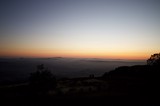 Twilight Glow Over Valleys from Mount Diablo