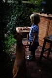 The Little Girl and Her Loyal Companion