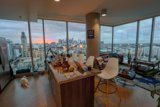 Cityscape View from Luxury Penthouse Condo