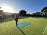 Playing Tennis on a Sunny Day at Golden Gate Park