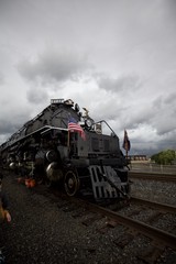 Union Pacific Big Boy 4014 Under Dramatic Storm Clouds
