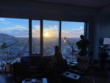 Sunset View from Living Room