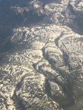 Majestic Snowy Mountains from Above