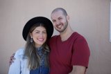 Smiling Couple in Cowboy Hats