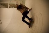 Skateboarding on the Wall