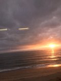 Flare-filled Sunset over the San Clemente Ocean