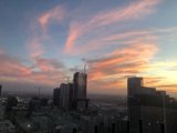 Sunset over the Urban Metropolis
