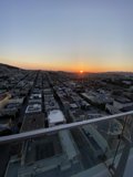 Sunset over the Urban Metropolis