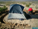 Setting Up Camp in the Desert
