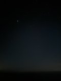 Moon and Venus in the Night Sky