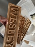 Wesley Sign in Hardwood