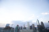 Aerial View of Los Angeles Skyline
