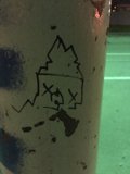 Urban Art: Graffiti on a Redmond Plaza Pole