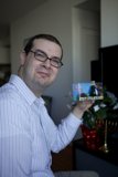 Holiday Greetings with Decorative Plant