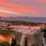 The Walt Disney Concert Hall at Sunset