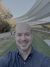 Selfie at Modern Apple Park Campus