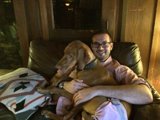 Man and Dog on the Couch