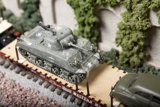 Armored Toy Tank on Train Tracks