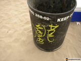 Graffiti on Tin Trash Can