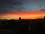 Sunset Over the Urban Landscape