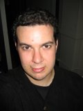 Portrait of a Happy Man in Black
