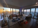 Cityscape View from the Penthouse Living Room