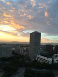 Urban Sunset View From The Broad